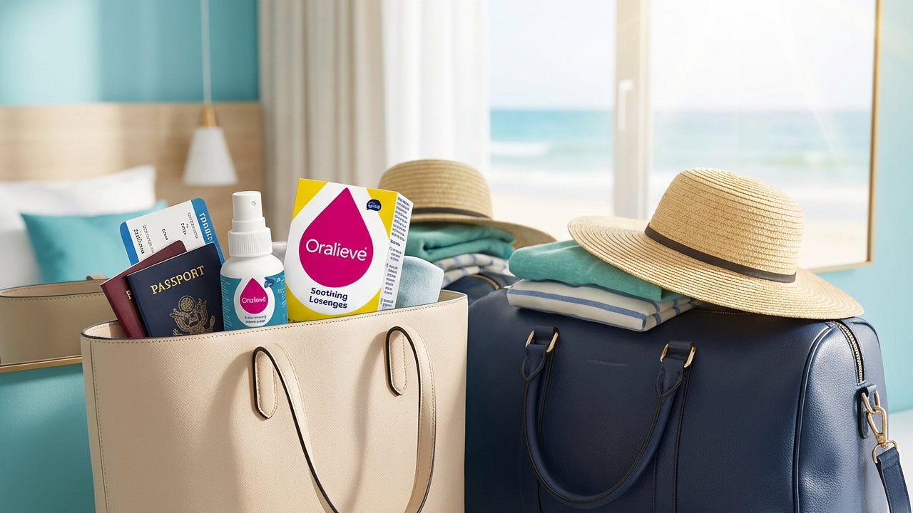 Dry mouth Symptom Relief while on the move?