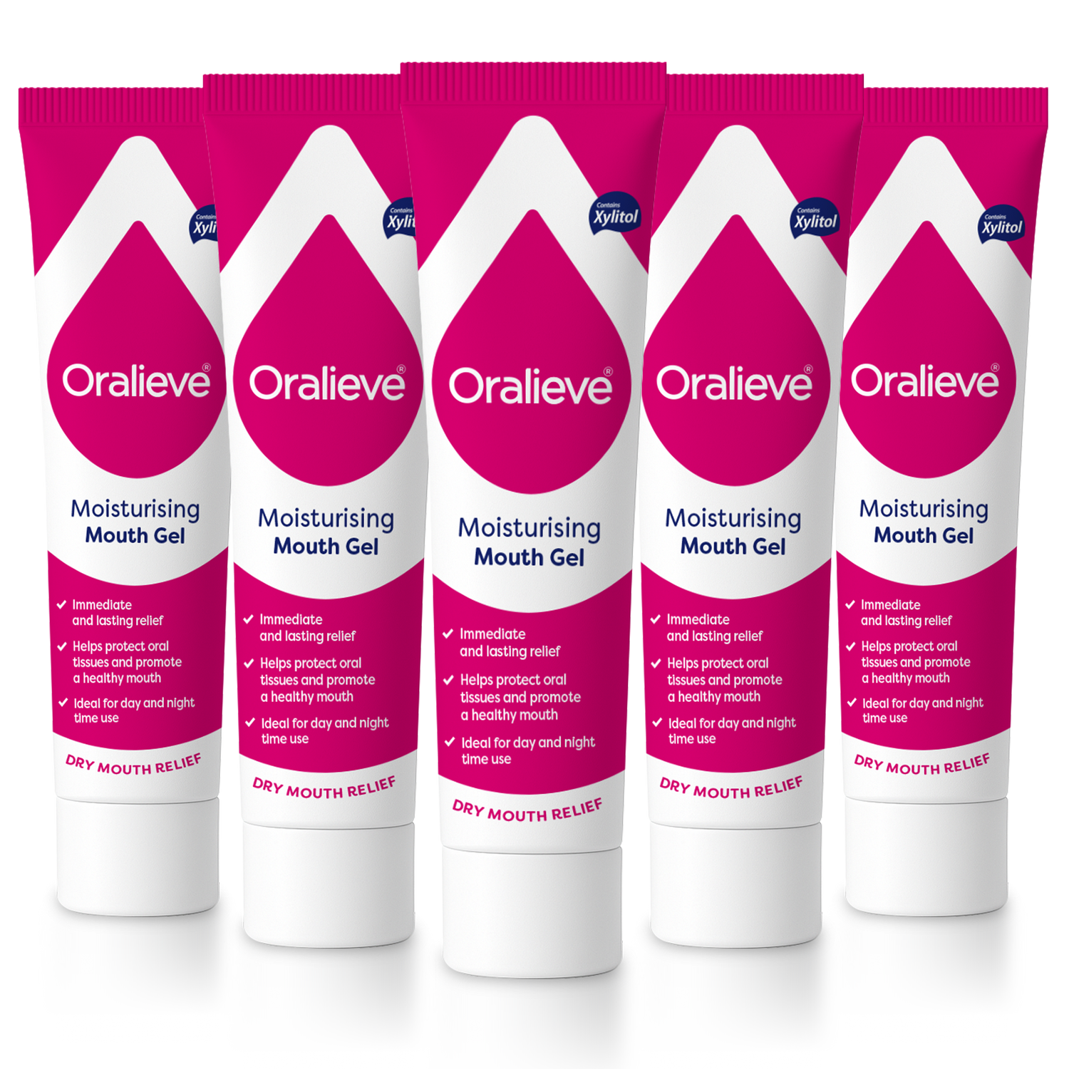 5 Pack | Dry Mouth Relief Gel